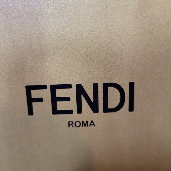 Fendi Magnetic Gift Box Empty Decorative Storage Organizer 9.5 x 8.75 x 3.75 in - Picture 2 of 14